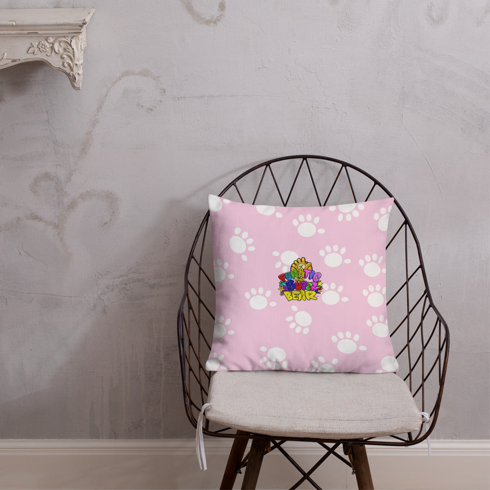 Funatic The Super Bear Small Pink Pillow