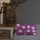 Funatic The Super Bear Purple Throw  Pillow-8