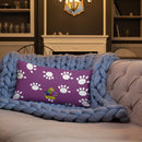 Funatic The Super Bear Purple Throw  Pillow-2