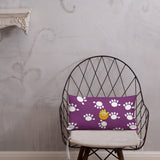 Funatic The Super Bear Purple Throw  Pillow