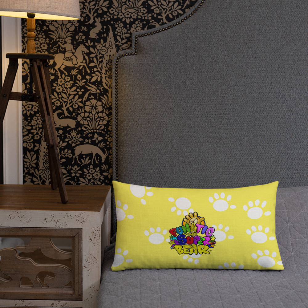 Funatic The Super Bear Premium Yellow Pillow