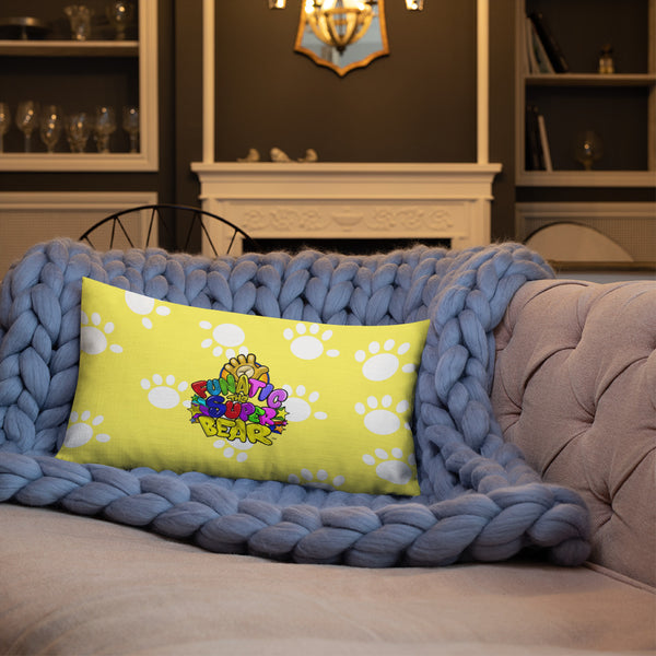 Funatic The Super Bear Premium Yellow Pillow