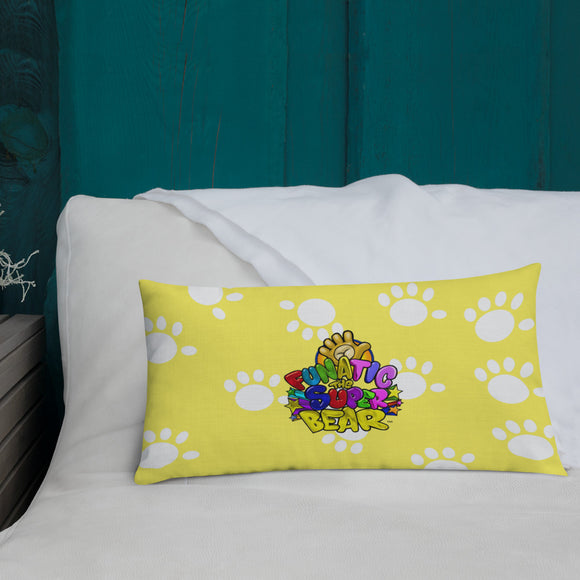 Funatic The Super Bear Premium Yellow Pillow