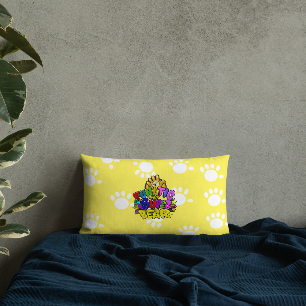 Funatic The Super Bear Premium Yellow Pillow