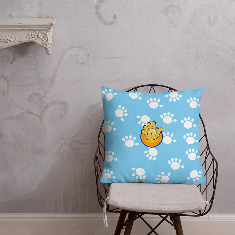 Funatic The Super Bear Large Light Blue Pillow