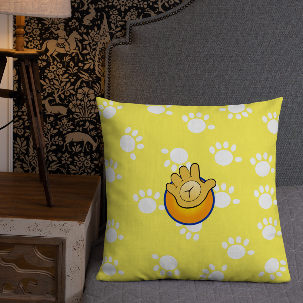 Funatic The Super Bear Large Premium Yellow Pillow