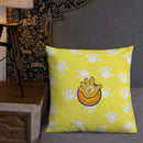 Funatic The Super Bear Large Premium Yellow Pillow-7