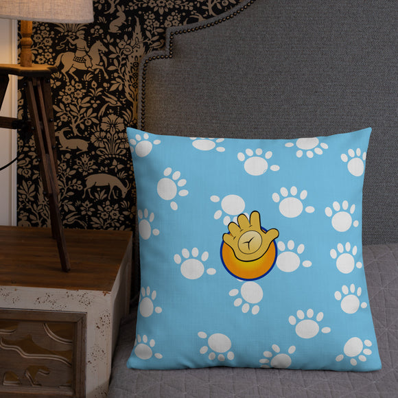 Funatic The Super Bear Large Light Blue Pillow