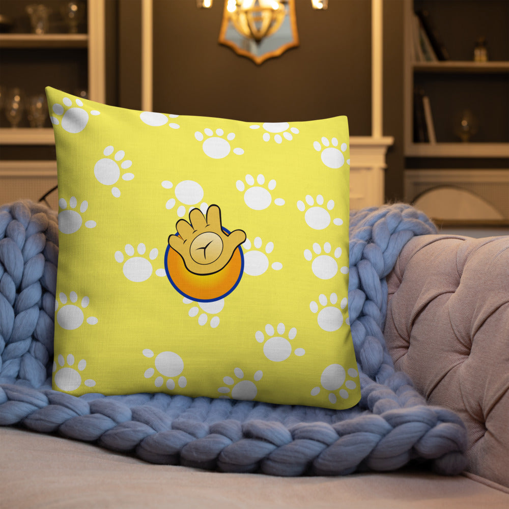 Funatic The Super Bear Large Premium Yellow Pillow