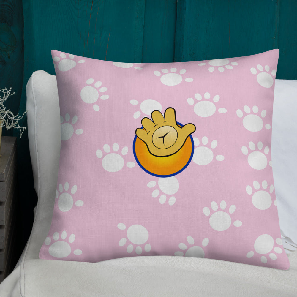 Funatic The Super Bear Large Pink Pillow