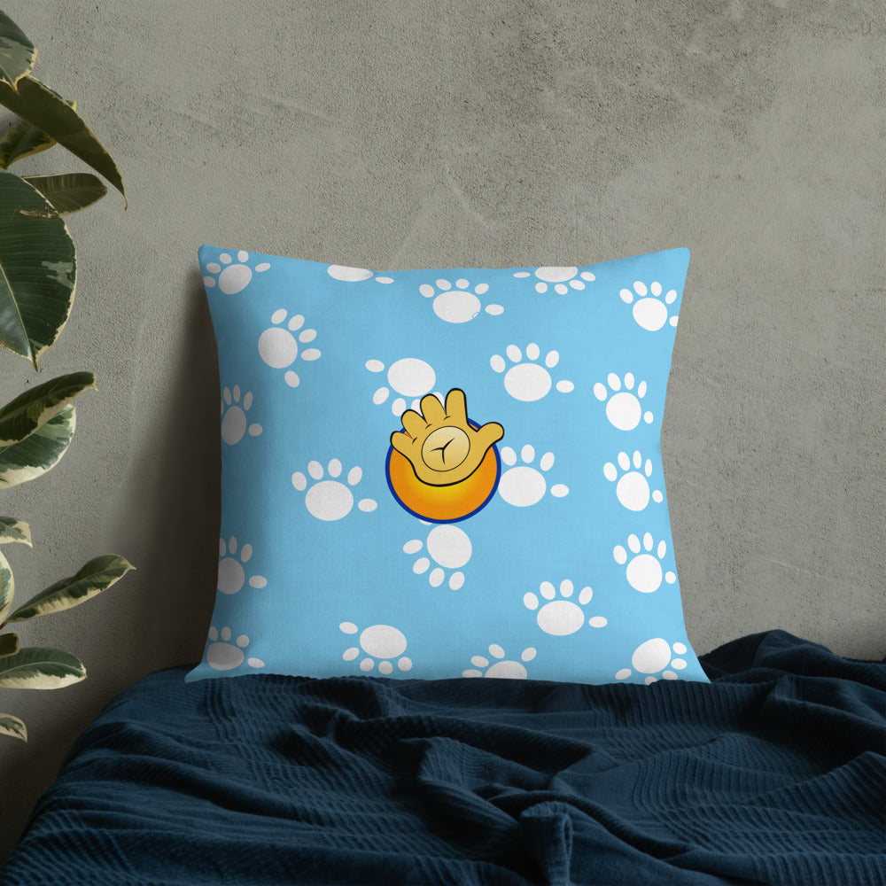 Funatic The Super Bear Large Light Blue Pillow