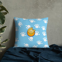 Funatic The Super Bear Large Light Blue Pillow
