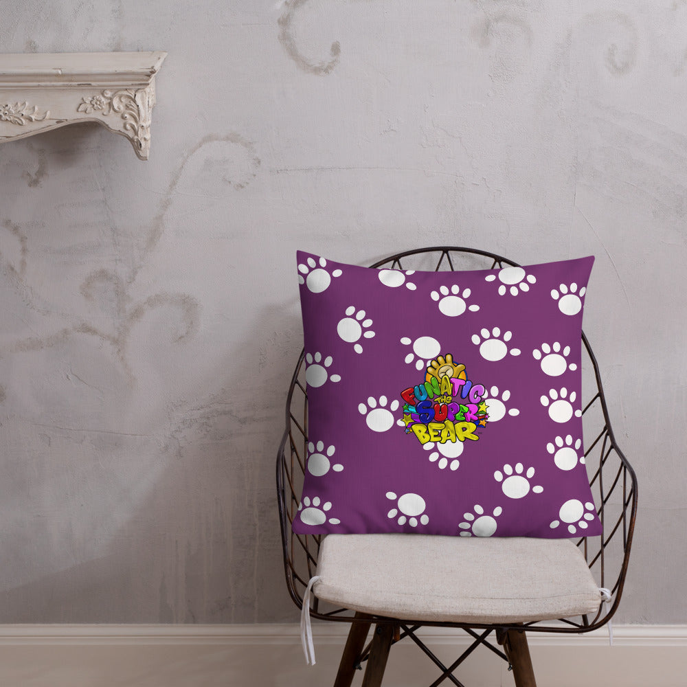 Funatic The Super Bear Purple Pillow