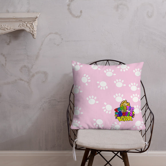 Funatic The Super Bear Large Pink Pillow