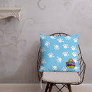 Funatic The Super Bear Large Light Blue Pillow-1