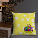 Funatic The Super Bear Large Premium Yellow Pillow-2