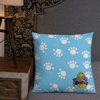 Funatic The Super Bear Large Light Blue Pillow