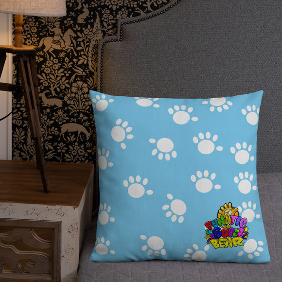 Funatic The Super Bear Large Light Blue Pillow