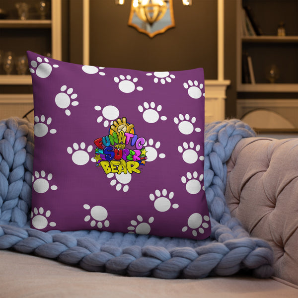 Funatic The Super Bear Purple Pillow