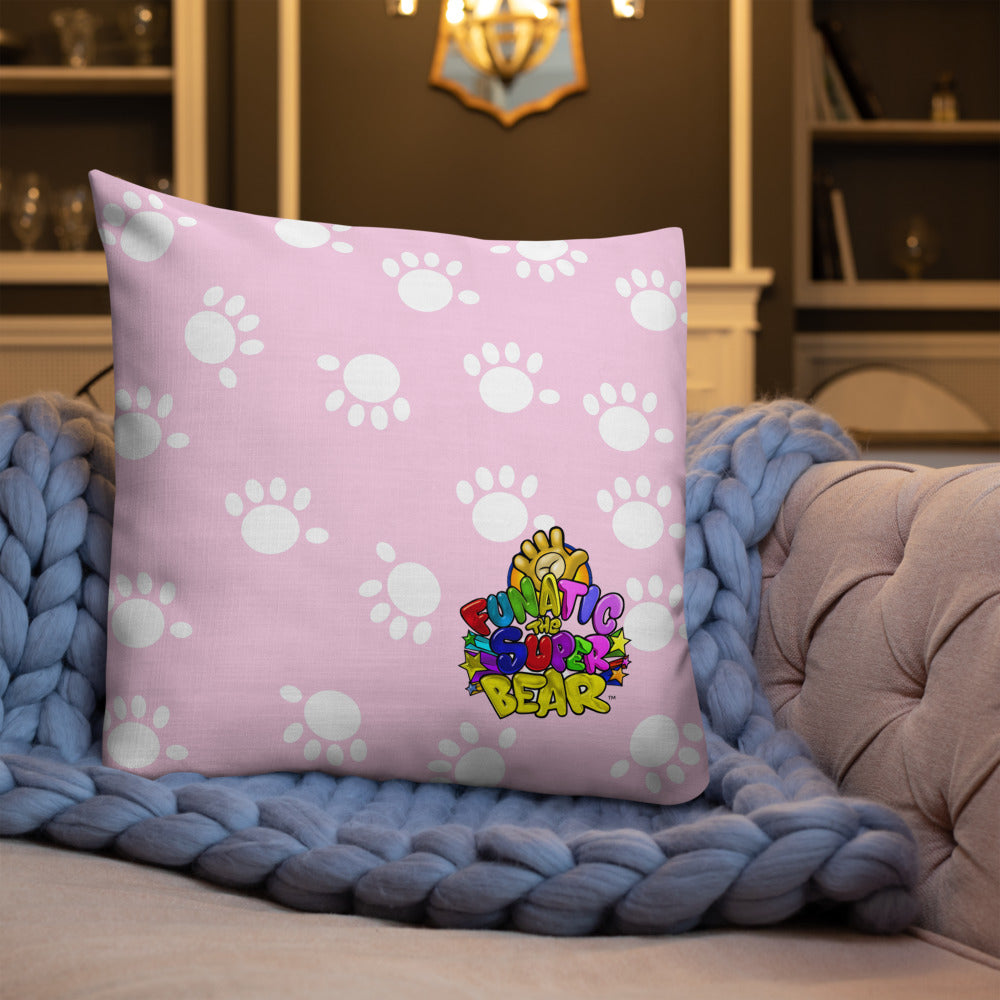 Funatic The Super Bear Large Pink Pillow