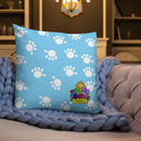 Funatic The Super Bear Large Light Blue Pillow-3