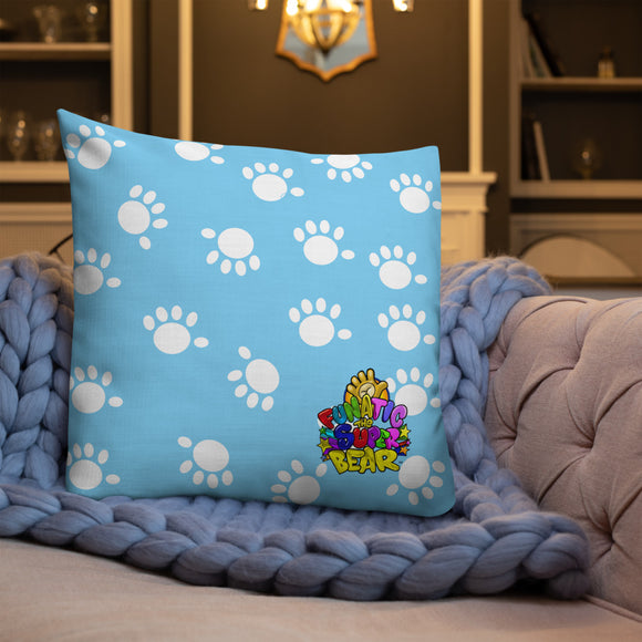 Funatic The Super Bear Large Light Blue Pillow