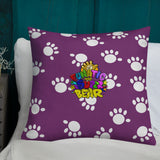 Funatic The Super Bear Purple Pillow