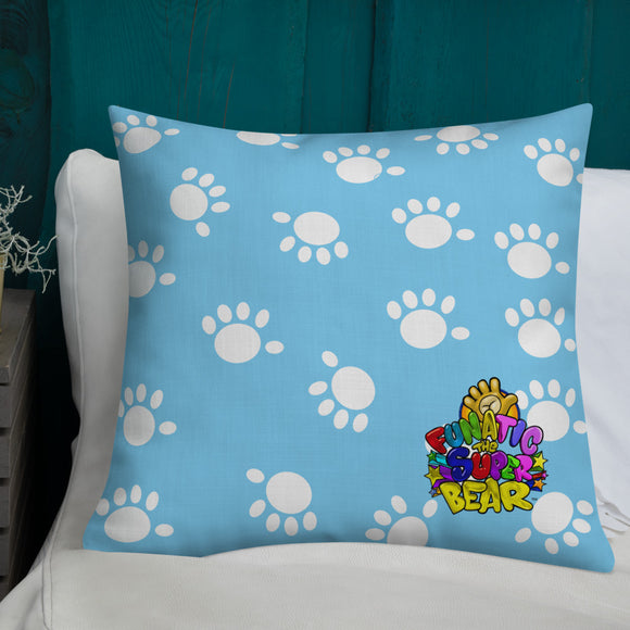 Funatic The Super Bear Large Light Blue Pillow
