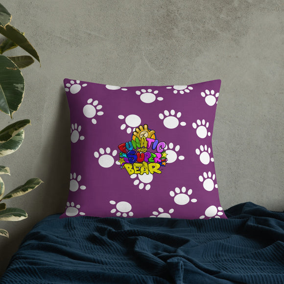 Funatic The Super Bear Purple Pillow