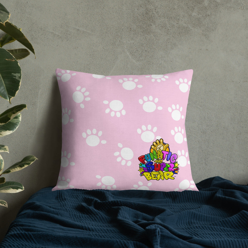 Funatic The Super Bear Large Pink Pillow