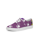 Funatic The Super Bear Men's Purple Lace Up Canvas Shoe-8