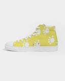 Funatic The Super Bear Sunshine Yellow Ladies Hightop Canvas Shoe