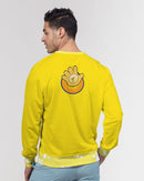 Funatic The Super Bear Paws Yellow Men's Classic French Terry Crewneck Pullover-6