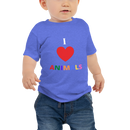 I LOVE ANIMALS Baby Jersey Short Sleeve Tee-4