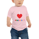 I LOVE ANIMALS Baby Jersey Short Sleeve Tee-6