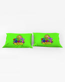 Funatic The Super Bear Chartreuse Queen Pillow Case-2