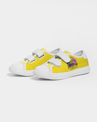 Funatic The Super Bear Sunshine Yellow Kids Velcro Sneaker