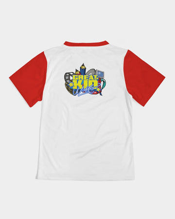 ABC Red and White Girls Tee - 0