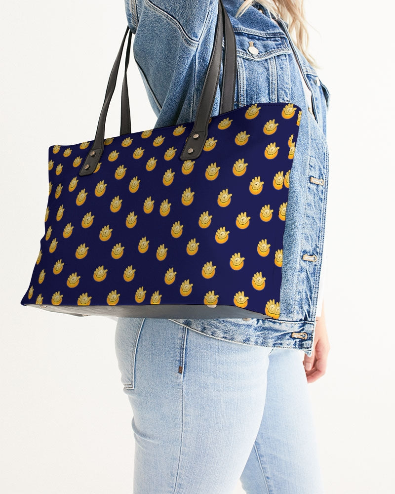 Funatic The Super Bear Navy Blue Stylish Tote