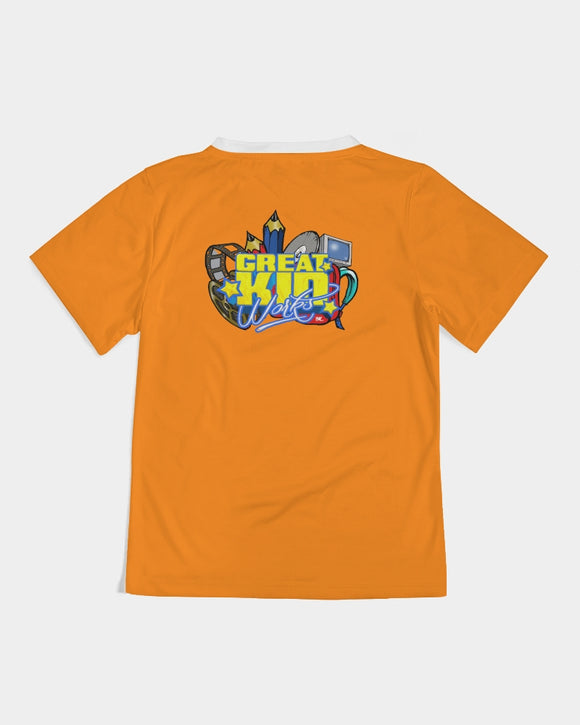 GKW ALPHABET Tangerine Girls Tee