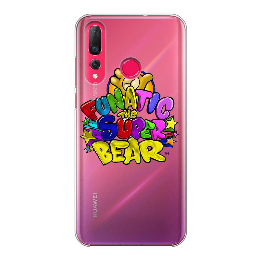 Funatic The Super Bear Back Transparent Apple and Samsung Hard Phone Case