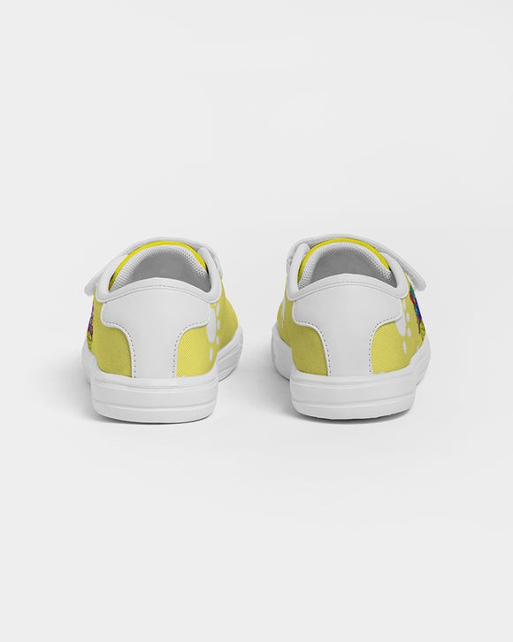 Funatic The Super Bear Kids Yellow Velcro Sneaker