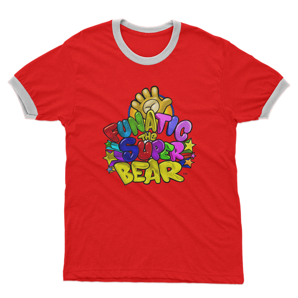 Funatic The Super Bear Men's Ringer T-Shirt