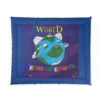 World of Bearfriendus Blue Comforter