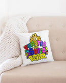 Funatic The Super Bear Small White Logo Throw Pillow Case-1