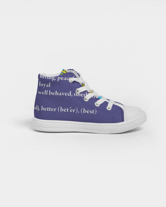 World of Bearfriendus Kids Hightop Canvas Shoe