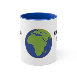 BEST KINDERGARTEN TEACHER IN THE WORLD 11oz Accent Mug - 0