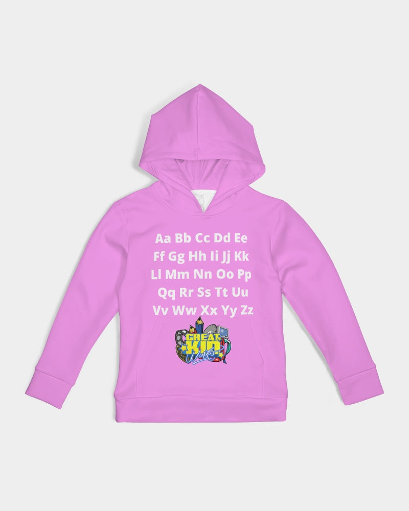 GKW ALPHABET PINK GIRLS HOODIE