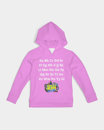 GKW ALPHABET PINK GIRLS HOODIE