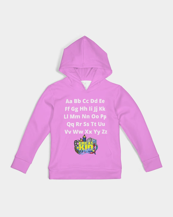 GKW ALPHABET PINK GIRLS HOODIE